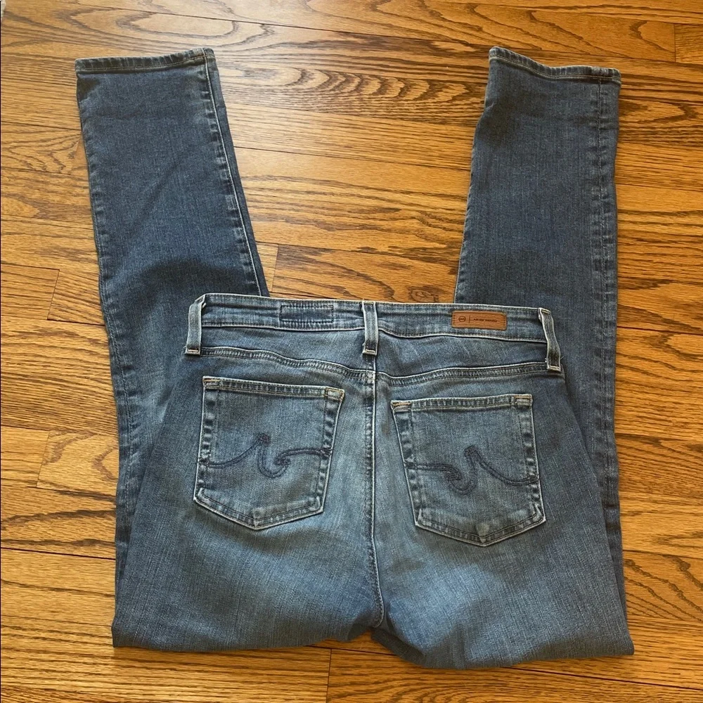 AG-ed denim Adriano Goldschmied jeans womens straight leg High Rise 27R - Picture 11 of 11